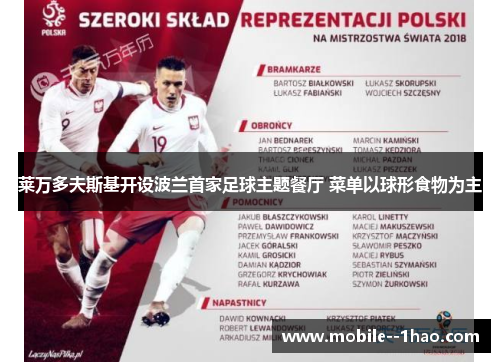 莱万多夫斯基开设波兰首家足球主题餐厅 菜单以球形食物为主